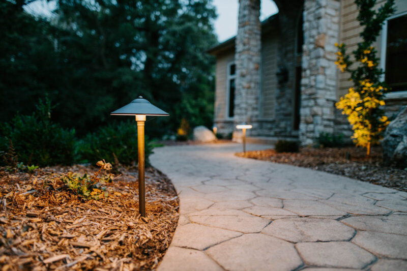 Lighted Pathway, Weller Brothers Landscaping