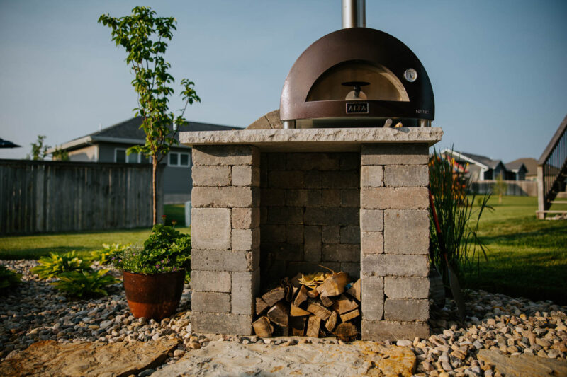 Traditional Outdoor Oven, Weller Brothers Landscaping