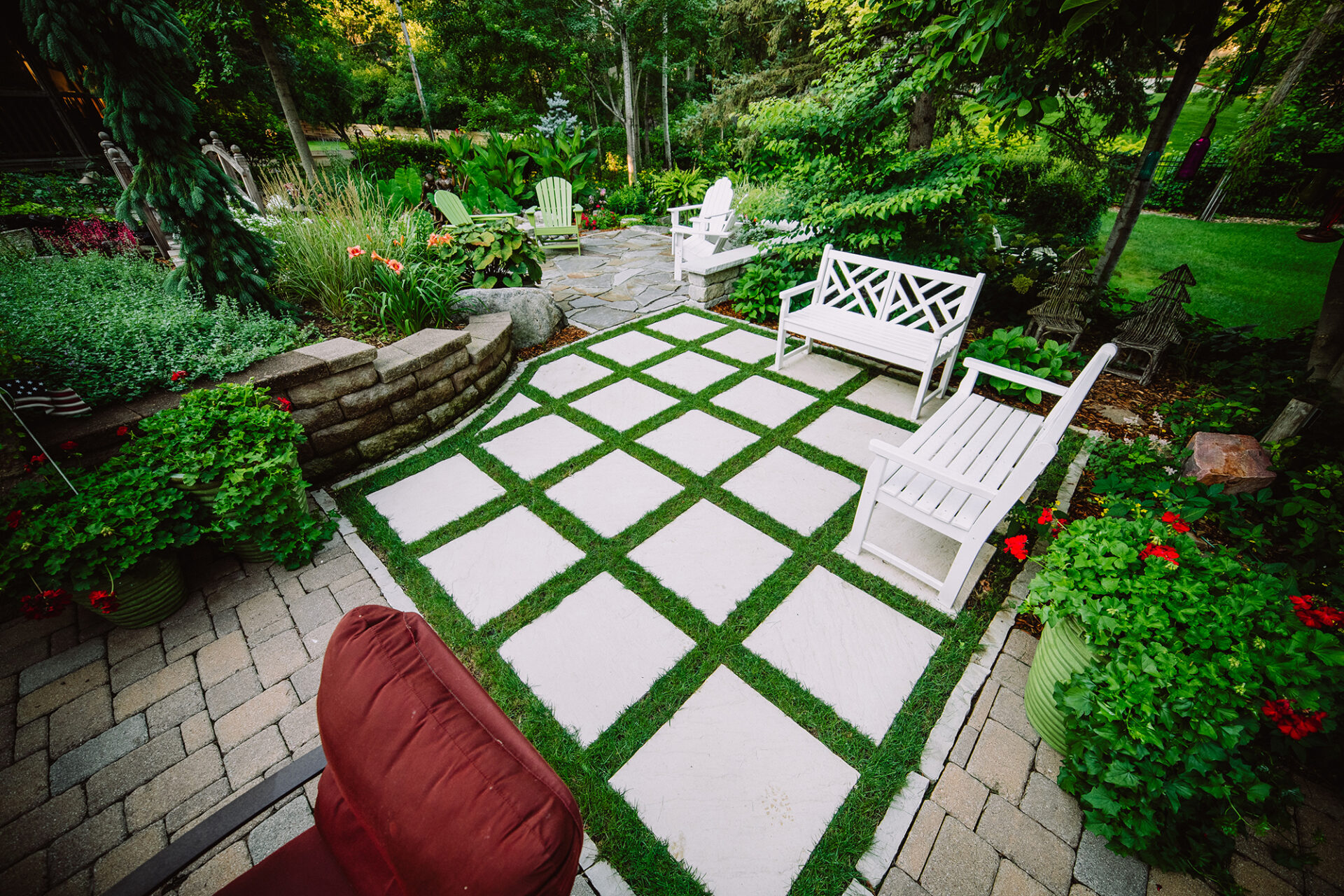 backyard patio design by Weller Brothers Landscaping