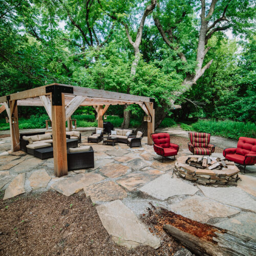 Weller Brothers stone patio
