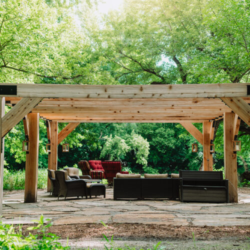 Weller Brothers custom outdoor living space