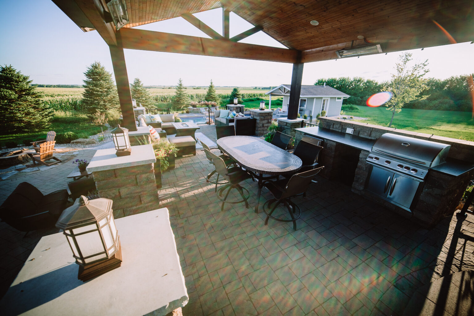 South Dakota custom outdoor kitchen