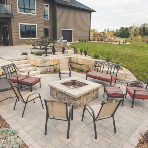 Weller Brothers Landscaping custom fire pit