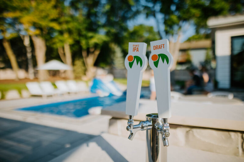 Outdoor Kitchen with Draft Beer on Tap, Weller Brothers Landscaping