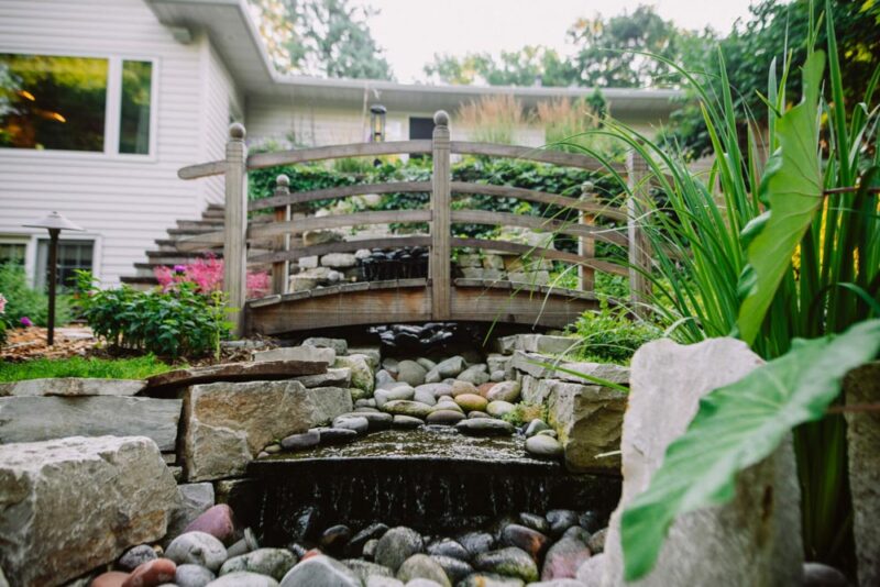 water feature by Weller Brothers Landscaping