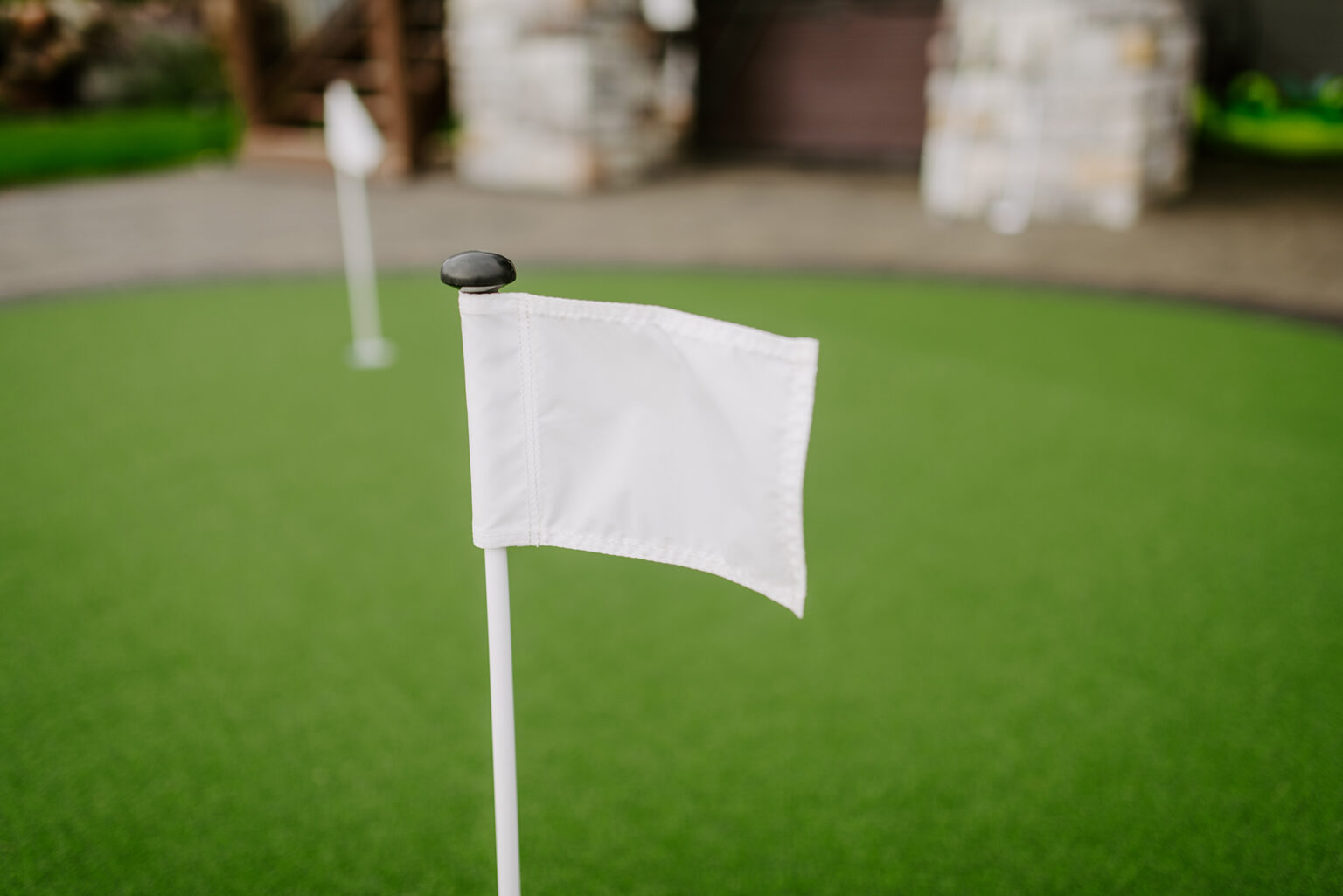 backyard mini golf flag