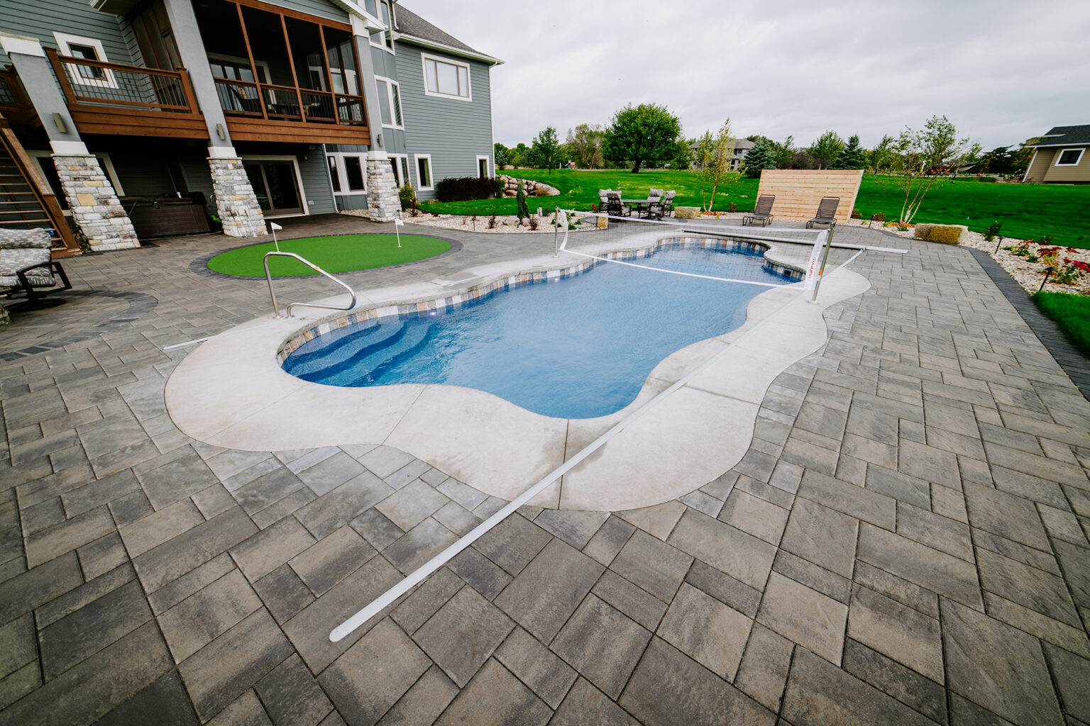 backyard pool in South Dakota