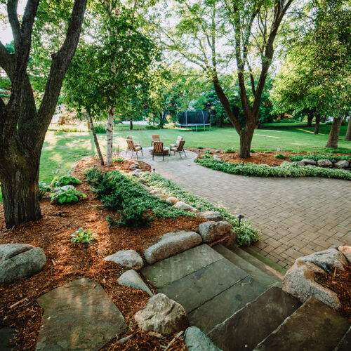 concrete paver patio by Weller Brothers Landscaping