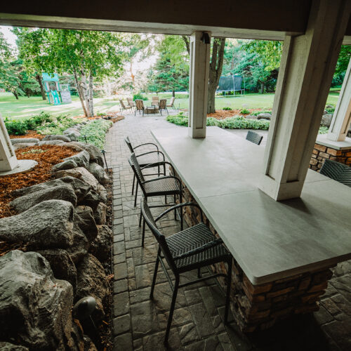 Sioux Falls outdoor home bar