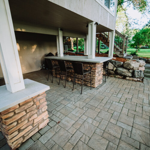 outdoor patio for entertaining in Sioux Falls