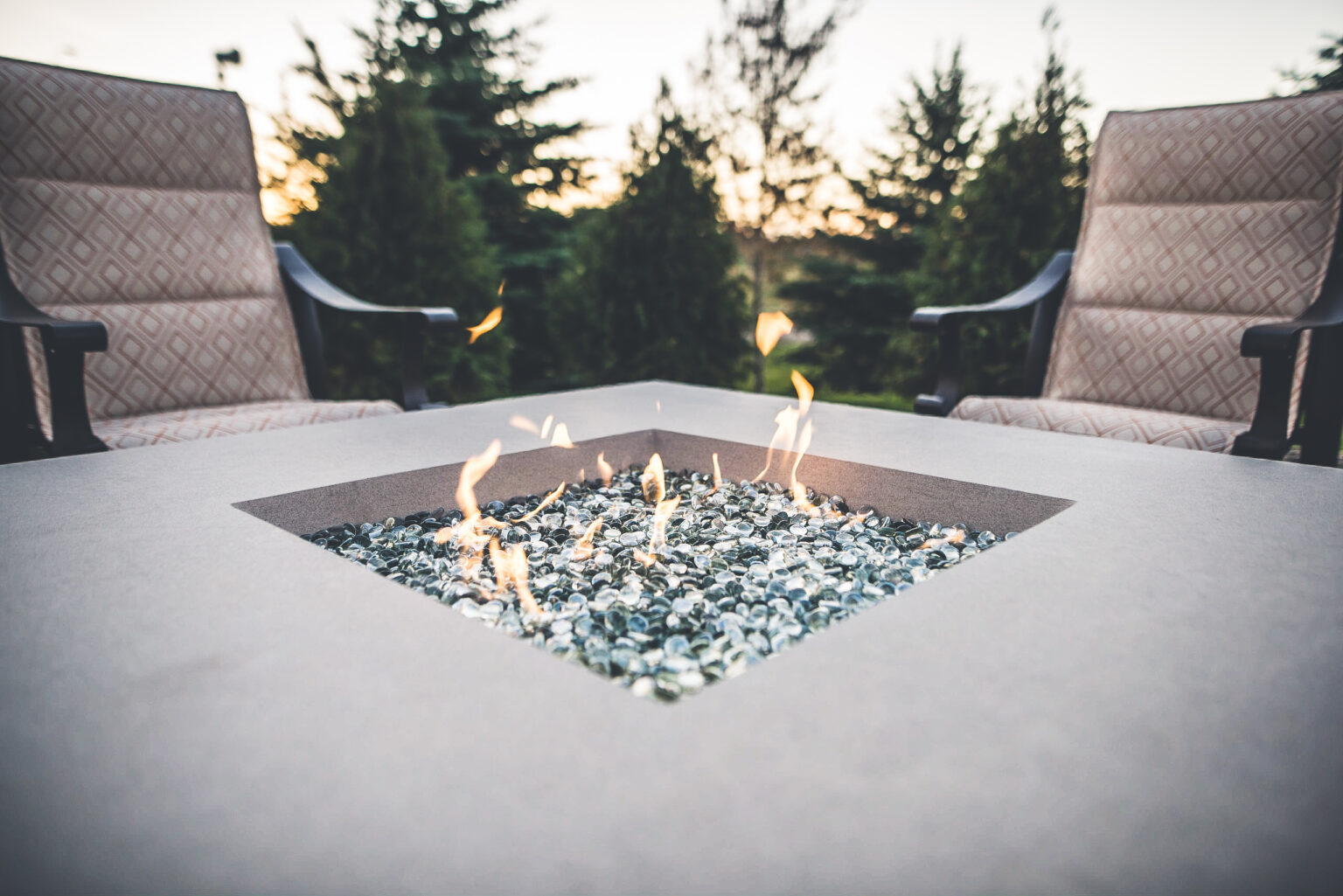 fire pit detail