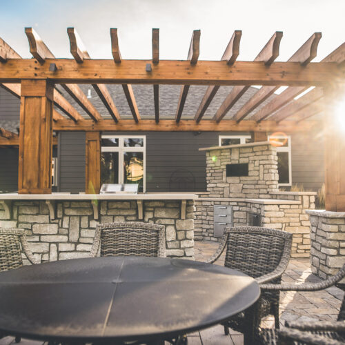 backyard pergola