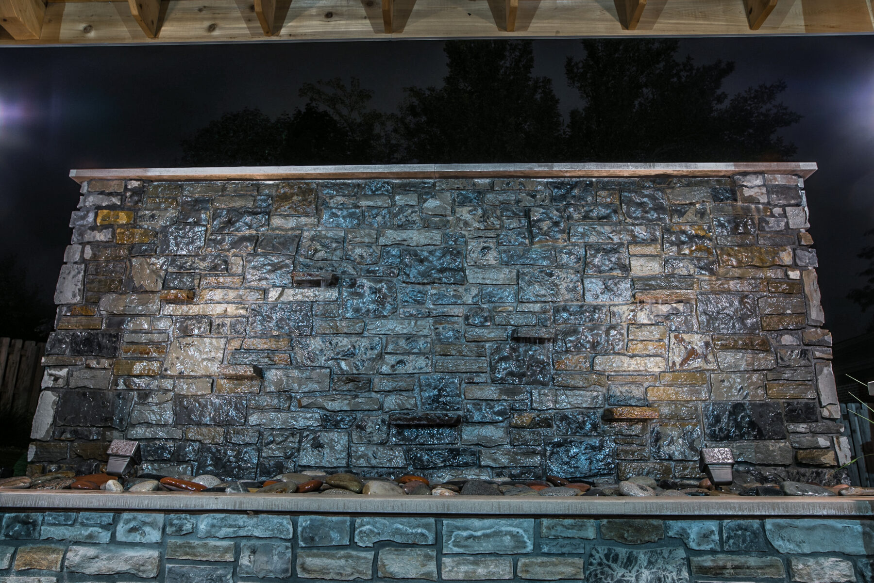 backyard water feature in South Dakota