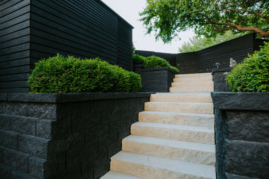 backyard staircase