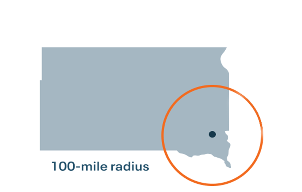 Weller Brothers Serves within a 100 Mile Radius of Sioux Falls, SD