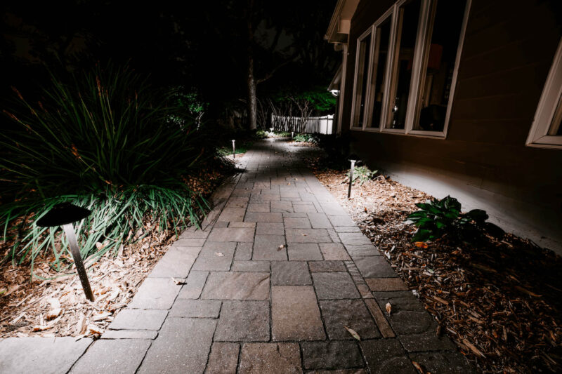 Walk way Landscape Lighting, Weller Brothers Landscaping