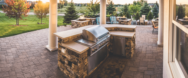 Backyard kitchen