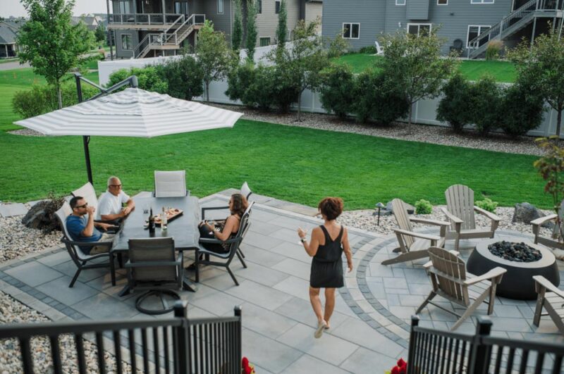 Backyard Patio for Entertaining, Weller Brothers Landscaping