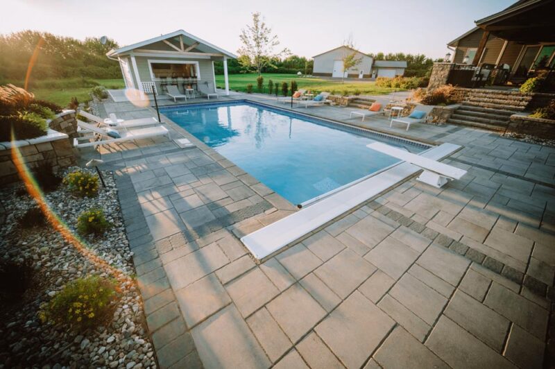 Pool House Structure, Weller Brothers Landscaping