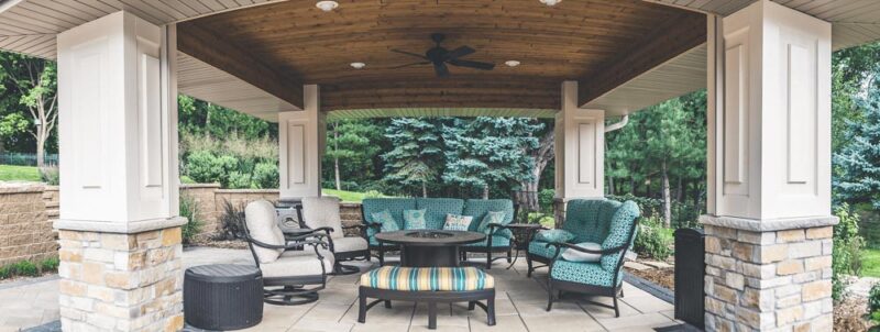 Unique Classic style pergola with Furniture Design, Weller Brothers Landscaping