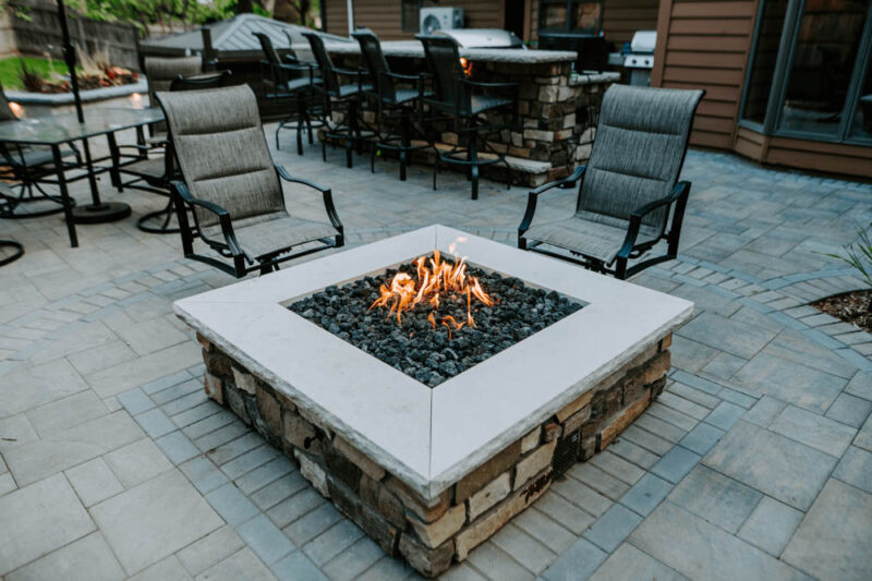 Outdoor Firepit and Furniture Design, Weller Brothers Landscaping