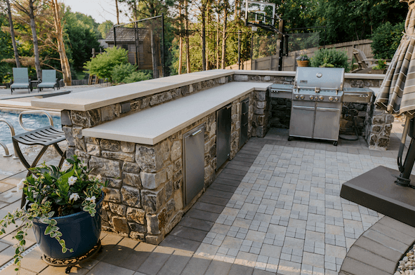 Sioux falls backyard kitchen