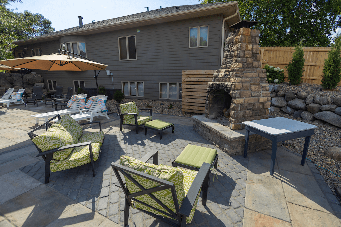 backyard outdoor living space