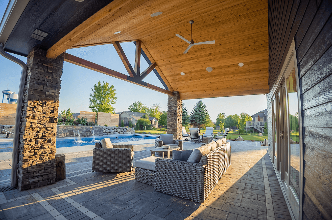 residential techobloc patio