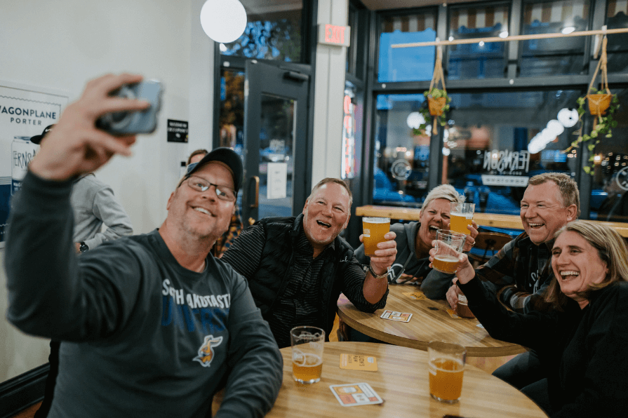 Weller Brothers employees at Fernson Brewing