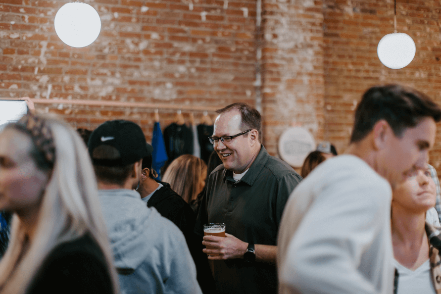 Weller Brothers employee at Fernson Brewing