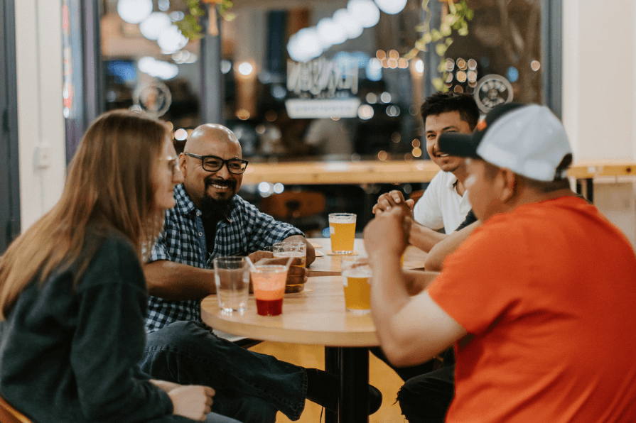 Weller Brothers employees at Fernson Brewing