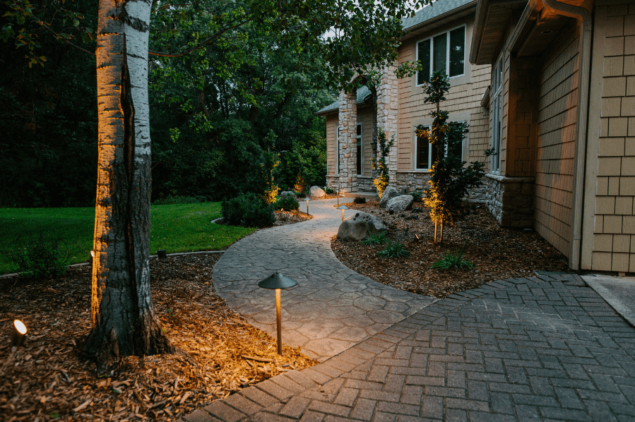 Front yard walkway