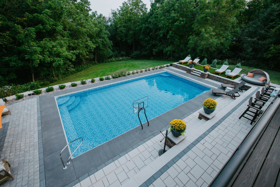 New backyard pool in Rochester, MN