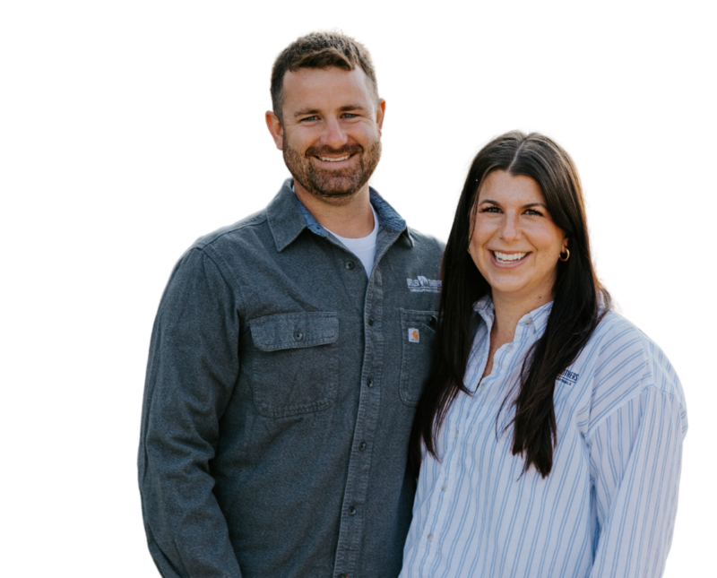 Matt and Anna Stadel of Weller Brothers Landscape Professionals in Des Moines
