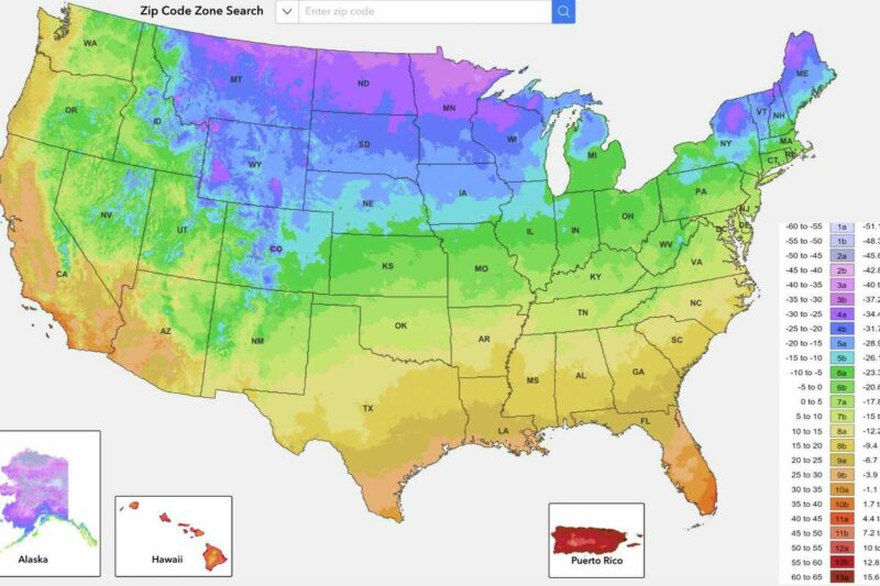 U.S. Hardiness Zone Map to track Climate