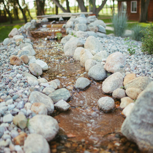 water feature by Weller Brothers Landscaping