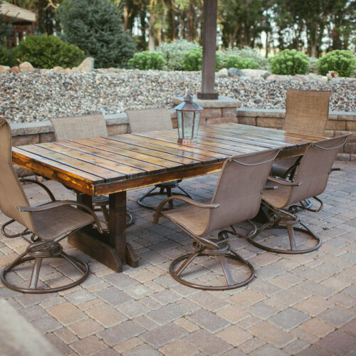 patio table for entertaining
