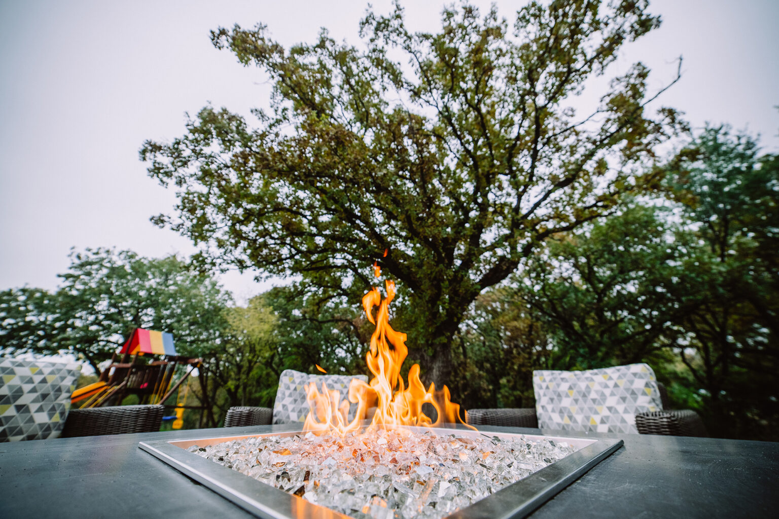 outdoor fire pit from Weller Brothers Landscaping